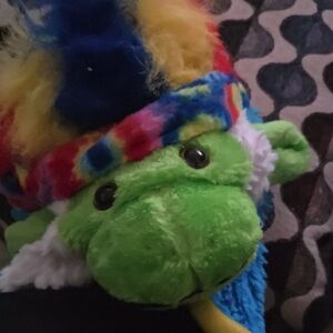 Animal Hats Hippie Headgear monkey frog colorful tie dye Kids Winter Hat Toddler